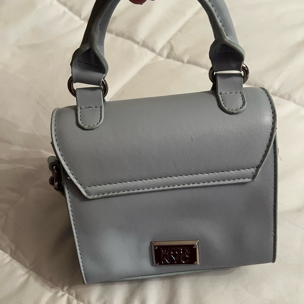 Mini box powder light blue Bag purse Steve Madden